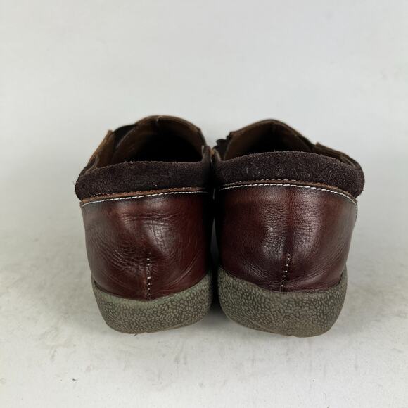 L' Artiste Spring Step Comfort Shoes Women's 7 Burgundy Leather Slip On Casual - Picture 7 of 12